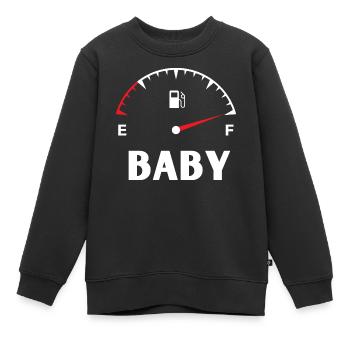 Mama Papa Baby Match T-Shirt - Kinder Premium Organic Sweatshirt - Schwarz - Vorne - AI Model Kid Female (0cm)