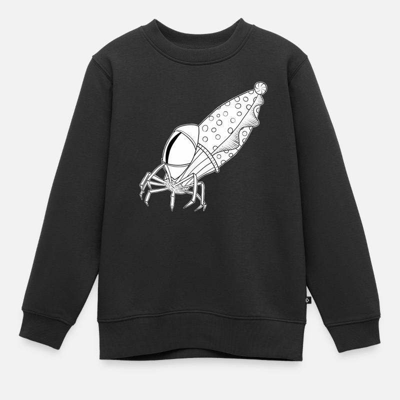 SquidMonsterW - Kids Premium Organic Sweatshirt - black