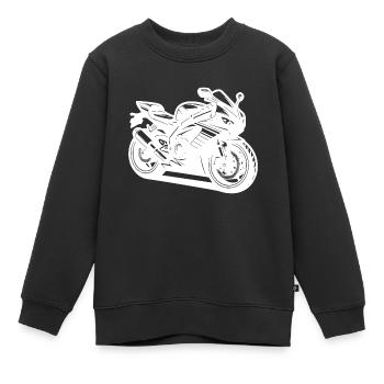 Course automobile, Extrême, Course, Sport automobile - Sweat Premium enfant bio - noir - Devant - AI Model Kid Female (0cm)