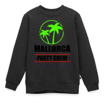 rimini party crew - Kinder Premium Organic Sweatshirt - Schwarz - Vorne - AI Model Kid Female (0cm)