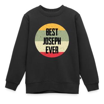 Best Joseph Ever - Kinder Premium Organic Sweatshirt - Schwarz - Vorne - AI Model Kid Female (0cm)