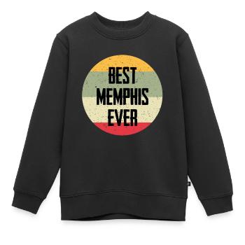 Best Memphis Ever - Kinder Premium Organic Sweatshirt - Schwarz - Vorne - AI Model Kid Female (0cm)