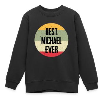 Le meilleur Michael de tous les temps - Sweat Premium enfant bio - noir - Devant - AI Model Kid Female (0cm)