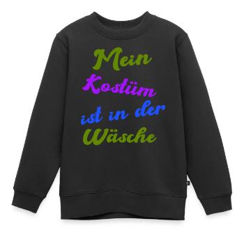 Lingerie Fantaisie - Sweat Premium enfant bio - noir - Devant - AI Model Kid Female (0cm)