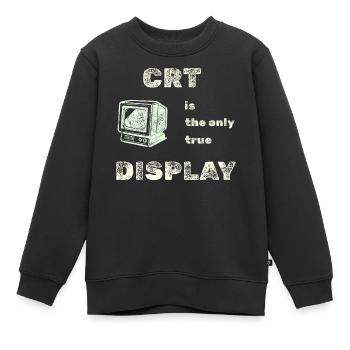 Tube Wahrheit - Kinder Premium Organic Sweatshirt - Schwarz - Vorne - AI Model Kid Female (0cm)