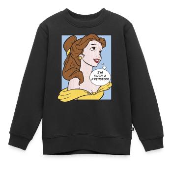 Belle Mit Spruch I'm Such A Princess - Kinder Premium Organic Sweatshirt - Schwarz - Vorne - AI Model Kid Female (0cm)