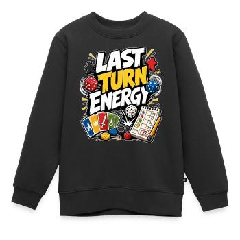 ÉNERGIE DU DERNIER TOUR - Sweat Premium enfant bio - noir - Devant - AI Model Kid Female (0cm)