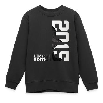 ÉDITION LIMITÉE 2015 11E ANNIVERSAIRE - Sweat Premium enfant bio - noir - Devant - AI Model Kid Female (0cm)