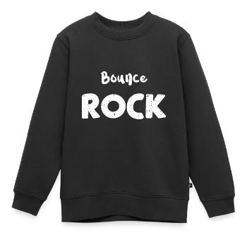 Bounce Rock - Music - Kinder Premium Organic Sweatshirt - Schwarz - Vorne - AI Model Kid Female (0cm)