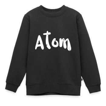 Atom - Science - Kinder Premium Organic Sweatshirt - Schwarz - Vorne - AI Model Kid Female (0cm)