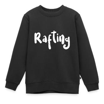 Rafting - Rafting - Sweat Premium enfant bio - noir - Devant - AI Model Kid Female (0cm)