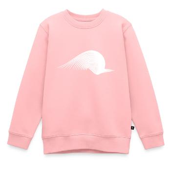 Gravitational field point in space-time mass - Kids Premium Organic Sweatshirt - rose - Front - AI Model Kid Female (0cm)