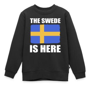 Schweden Schwedisch - Kinder Premium Organic Sweatshirt - Schwarz - Vorne - AI Model Kid Female (0cm)