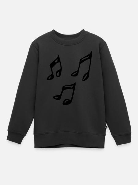 Note - Kinder Premium Organic Sweatshirt - Schwarz