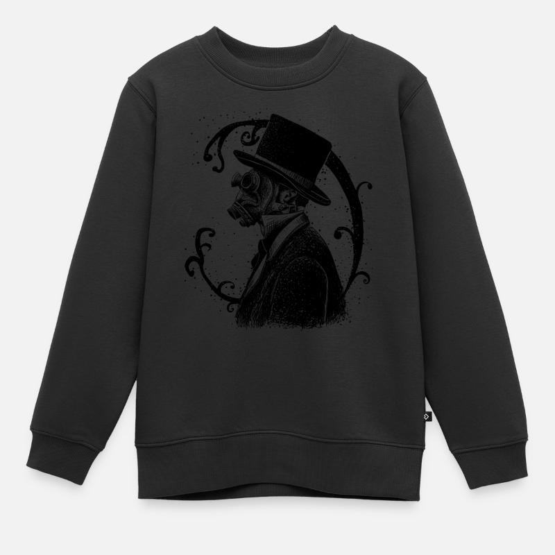 Smog - Sweat Premium enfant bio - noir