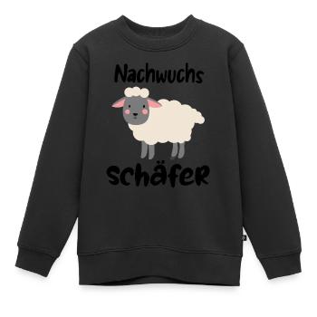 Nachwuchsschäfer Schafhirte Schäferin Schafe Schaf - Kinder Premium Organic Sweatshirt - Schwarz - Vorne - AI Model Kid Female (0cm)