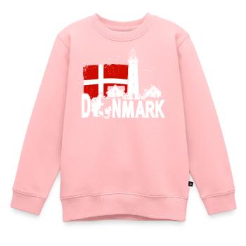 Denmark Hirtshals Lighthouse Holidays - Kids Premium Organic Sweatshirt - rose - Front - AI Model Kid Female (0cm)