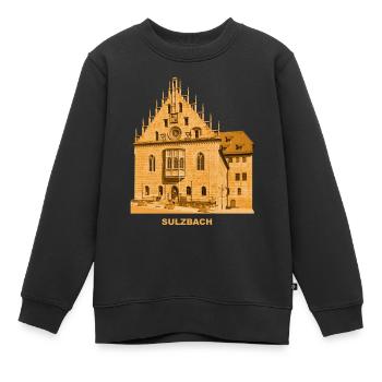 Sulzbach, Rosenberg, Hôtel de ville, Haut-Palatinat, Bavière - Sweat Premium enfant bio - noir - Devant - AI Model Kid Female (0cm)