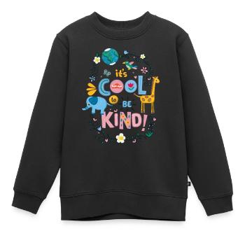 Play-Doh Tiere Aus Knete It's Cool To Be Kind! - Kinder Premium Organic Sweatshirt - Schwarz - Vorne - AI Model Kid Female (0cm)