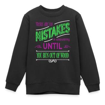 Marteau-piqueur LumberJack A charpentiers prière T-shirts - Sweat Premium enfant bio - noir - Devant - AI Model Kid Female (0cm)