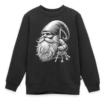 Schlüsselbund - Kinder Premium Organic Sweatshirt - Schwarz - Vorne - AI Model Kid Female (0cm)