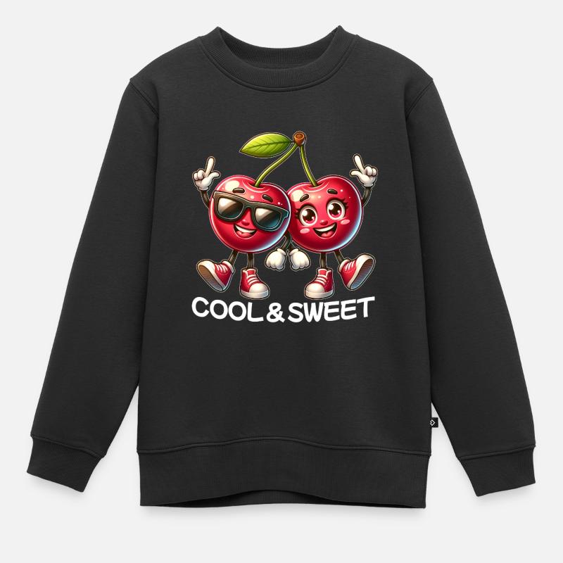 Frais et sucré - Sweat Premium enfant bio - noir