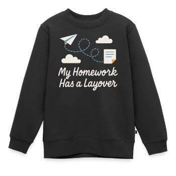 Digitale - Kinder Premium Organic Sweatshirt - Schwarz - Vorne - AI Model Kid Female (0cm)