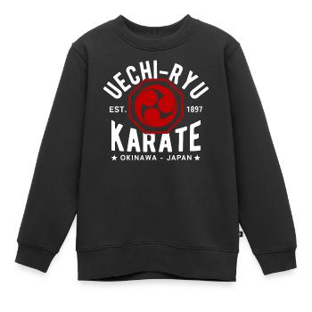 Uechi, Ryu, Karate, Okinawa Ost. 1897, Japan - Kinder Premium Organic Sweatshirt - Schwarz - Vorne - AI Model Kid Female (0cm)