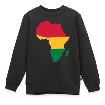 Afrique - Sweat Premium enfant bio - noir - Devant - AI Model Kid Female (0cm)