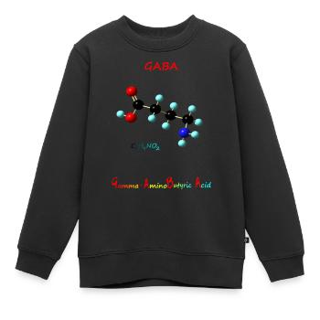 GABA - Rosie Aldrich - Kinder Premium Organic Sweatshirt - Schwarz - Vorne - AI Model Kid Female (0cm)
