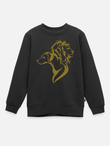 Golden Ridgeback - Kinder Premium Organic Sweatshirt - Schwarz