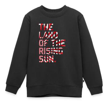 Japon - Sweat Premium enfant bio - noir - Devant - AI Model Kid Female (0cm)