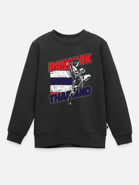 Thaïlande - Sweat Premium enfant bio - noir