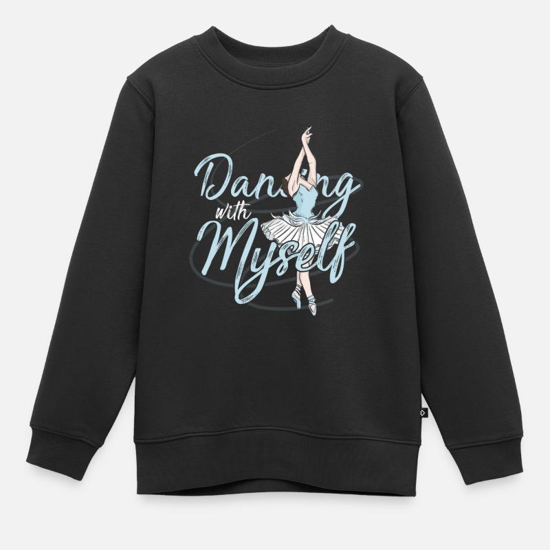 Ballett - Kinder Premium Organic Sweatshirt - Schwarz