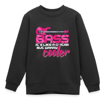 Bassist - Kinder Premium Organic Sweatshirt - Schwarz - Vorne - AI Model Kid Female (0cm)