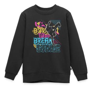 Street Dance - Kids Premium Organic Sweatshirt - black - Front - AI Model Kid Female (0cm)