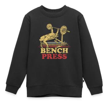 Presses - Sweat Premium enfant bio - noir - Devant - AI Model Kid Female (0cm)