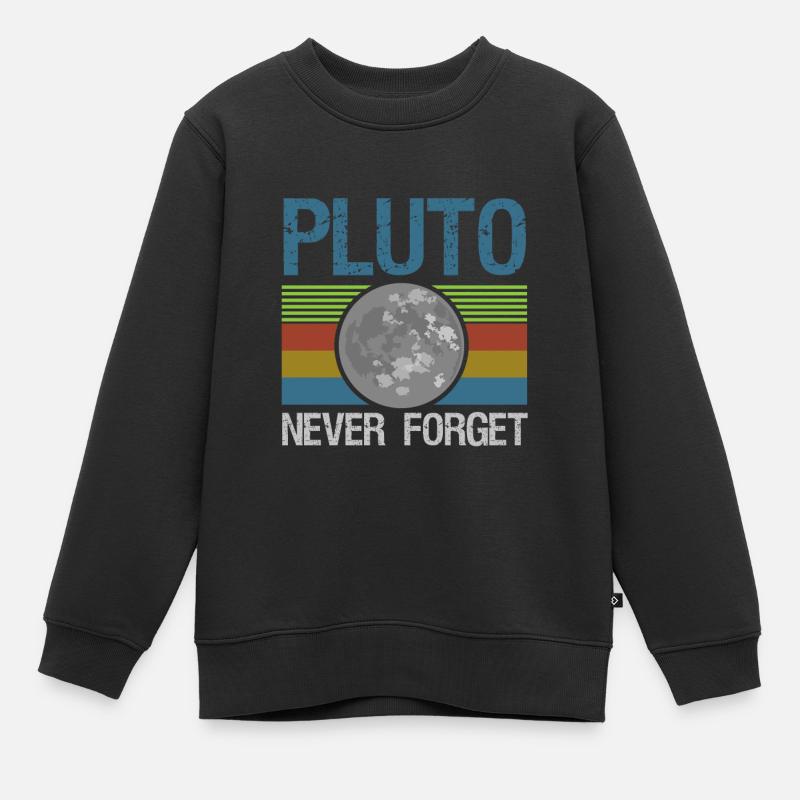 Pluto - Kinder Premium Organic Sweatshirt - Schwarz