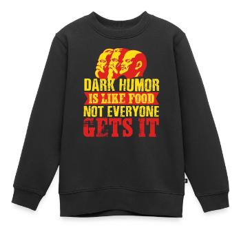 Humour noir satire communisme cadeau drôle - Sweat Premium enfant bio - noir - Devant - AI Model Kid Female (0cm)