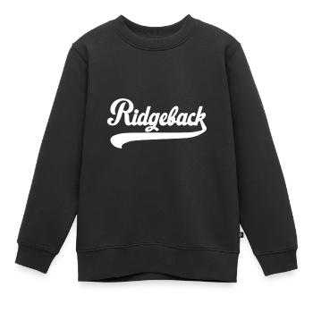 RIDGEBACK - Kinder Premium Organic Sweatshirt - Schwarz - Vorne - AI Model Kid Female (0cm)
