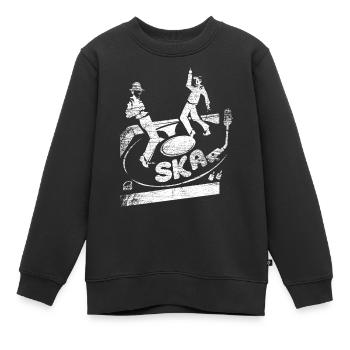 Genre de musique ska - Sweat Premium enfant bio - noir - Devant - AI Model Kid Female (0cm)