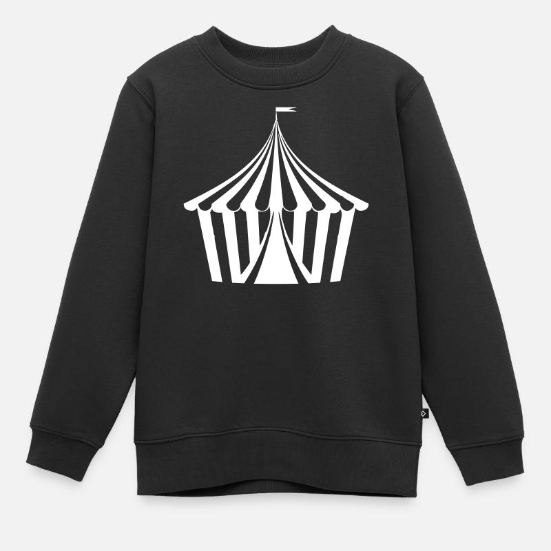Tente de cirque - Sweat Premium enfant bio - noir
