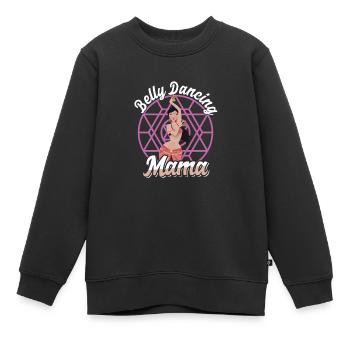 Mama Muttertag Tanzlehrer Ägypter - Kinder Premium Organic Sweatshirt - Schwarz - Vorne - AI Model Kid Female (0cm)