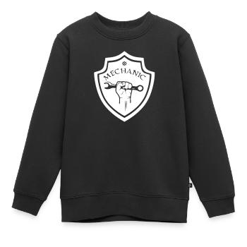 Mechaniker - Kinder Premium Organic Sweatshirt - Schwarz - Vorne - AI Model Kid Female (0cm)