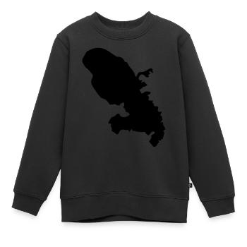 martinique - Sweat Premium enfant bio - noir - Devant - AI Model Kid Female (0cm)