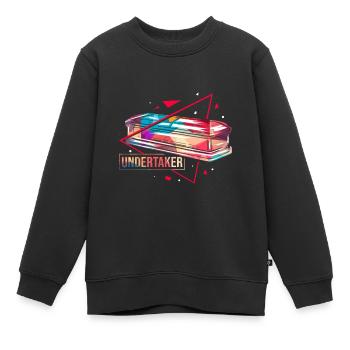 Bestatter Polygon - Kinder Premium Organic Sweatshirt - Schwarz - Vorne - AI Model Kid Female (0cm)