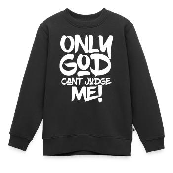 Hip hop - Sweat Premium enfant bio - noir - Devant - AI Model Kid Female (0cm)