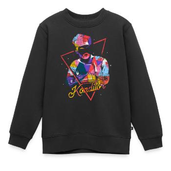 Konditor - Kinder Premium Organic Sweatshirt - Schwarz - Vorne - AI Model Kid Female (0cm)