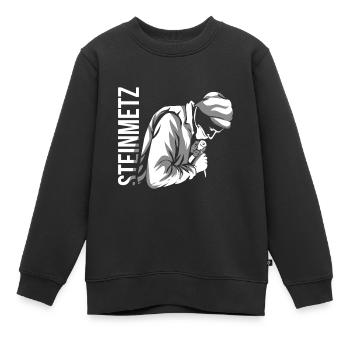 tailleur de pierre - Sweat Premium enfant bio - noir - Devant - AI Model Kid Female (0cm)