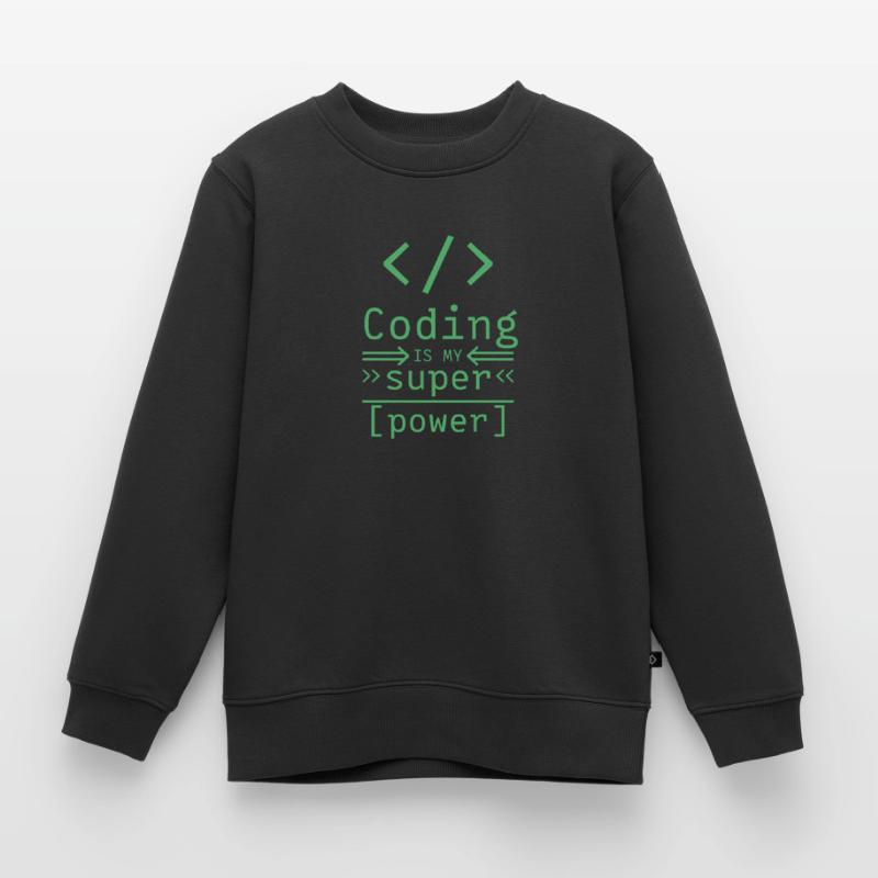 Programmieren Software Programmierer Code Coder Kinder Premium Organic Sweatshirt